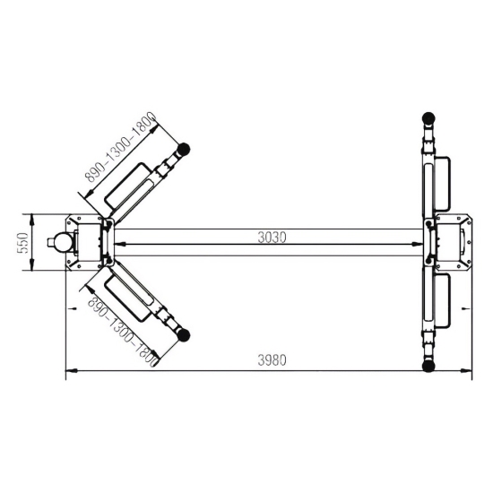 Podnośnik 2-kolumnowy Bestlift 255DE